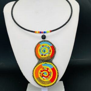 Africa Masai Pendant Necklace - Multi