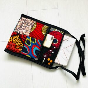 Africa Fabric Bag- Red