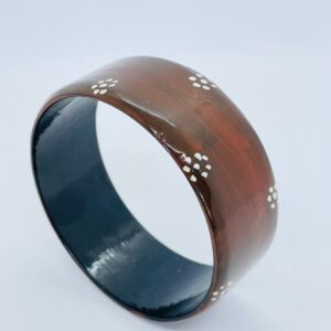 Africa Kenya Horn Bone Bangle- Brown