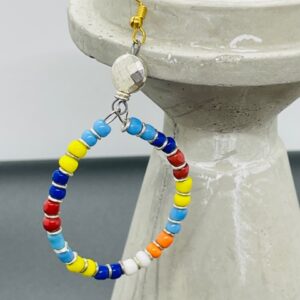 Africa Maasai Beads Earrings- Multi